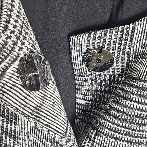 Jones New York Gray & White Tweed Coat, Size XL - Picture 8 of 14